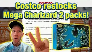 Costco RESTOCK! Mega Charizard Ultra Premium Collection is sold out ?!?