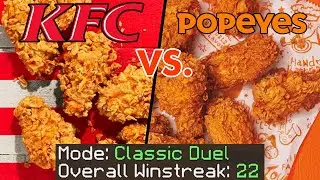 Are KFC's Wings Better than Popeyes? (also 22 winstreak in duels)