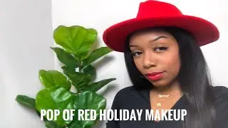 How to Slay the Holidays | Pop of Red Holiday Makeup | MKWILSON