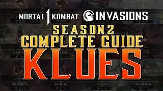 Mortal Kombat 1 Season 2 Invasions KLUE & MAPS 🔓