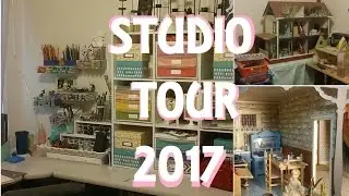Karen's Creative Workspace 2017 | Art Studio and Craft Room Tour