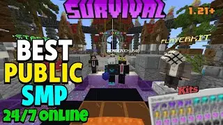 🌪️ New Best Free Public Smp Server For Minecraft 🧑&zwj;🎄 | Java/Pe/Pojav | 24/7 Online | Free To Join 💧