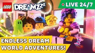 🚨👑✨24/7 LEGO DREAMZzz Full Episodes Livestream | Seasons 1 - 3 Marathon! 🎉