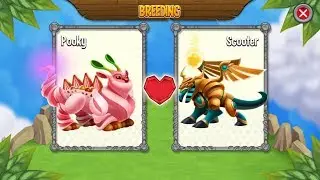 Breeding Free Spirit Dragon from Ra Dragon with Froyo Dragon | Dragon City Level 92 Gameplay