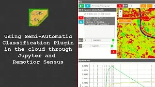 Using Semi-Automatic Classification Plugin Interface in the Cloud with Jupyter and Remotior Sensus