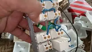 Electrical casing beat wiring room Casing and Capping wiring complete installation in Open wiring
