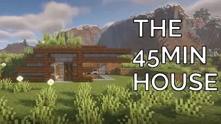 The 45min Modern Starter House | Minecraft [Tutorial]
