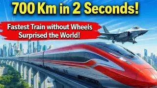 700 Km in 2 Seconds? World&rsquo;s Fastest Train Without Wheels Shocked Everyone!