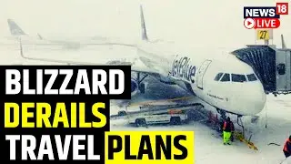 Winter Storm Disrupts Holiday Travel Across United States | Snow Storm In US News Live | News18 Live