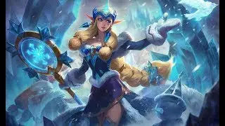 Winter Wonder Soraka w/ white chroma PVP gameplay ft. Blake