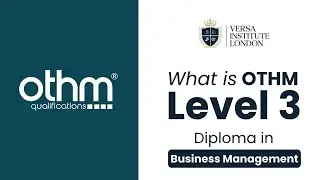 What is OTHM Level 3 Diploma in Management