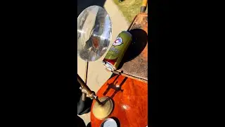 CANH&Atilde;O SOLAR? Essa lente transforma a energia do SOL em RAIO LASER! ☀️🌈