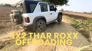 4x2 Thar Roxx Off-Roading Capabilites|Thar roxx ka 4x2 model kesa hain in MudTerrain|Kya ye Saksham?