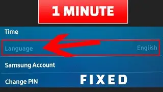 Smart TV - Language Greyed Out [Fixed]