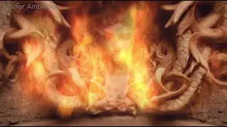 Medusa Fire Ambience - Crackling Fire and Snake Ambience