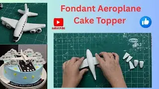 Fondant Airplane Cake Topper | ✈ How to Make a Fondant Aeroplane Cake Topper #trending#viral#shorts