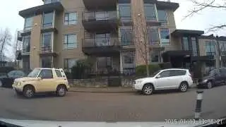 Girl parallel parking FAIL Victoria BC