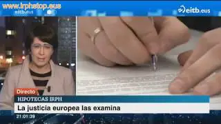 Juicio al IRPH en el TJUE (Teleberri ETB2, 25/2/2019)