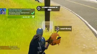 Place A Wiretap On Any Of the Telephone Poles near Holly Hedges! Daily Challenge [Fortnite Season 5]