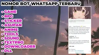 BOT WHATSAPP TERBARU AKTIF || BOT STIKER WA || BOT WA GRATIS