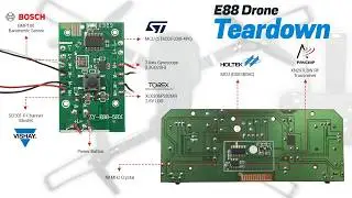 Разборка дрона E88 | Что внутри дрона стоимостью 1500 рупий &ndash; объяснение работы микроконтроллера,...