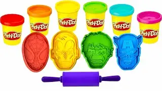 Let's Learn Colors and Create Play Doh Superheroes | Best Preschool Toddler Fun Toy Learning Video