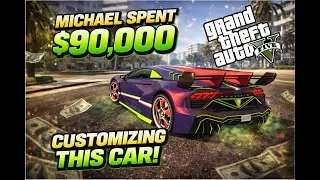 GTA 5 | Michael&rsquo;s $90,000 Lamborghini Veneno Customization |Pegassi Zentorno|