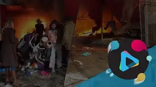 Veliki požar na Gradskoj pijaci u Tuzli (Tuzlanski.ba)