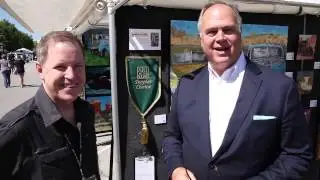 Robbie Briggs Makes First Sale at Art in the Square, Southlake TX 2014