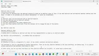#Lecture-4|EILP-JAVA-FSD-FYQ1-24-25|Abstraction|Interfaces