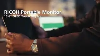 RICOH Portable Monitors: Ultra-Portable Design & OLED Touchscreen for On-the-Go Productivity