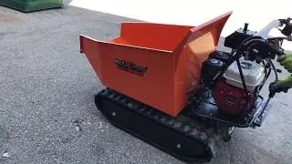 Honda GX200 Hydraulic Tip Track Dumper 1/2 Ton Load Capacity Gas power Wheelbarrow