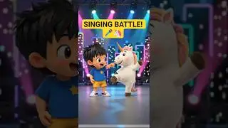 Singing Battle 🎶 | Marwan & His Unicorn 🦄 | Kids Shorts
