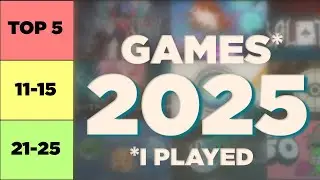 Топ-25 игр, в которые я играл в 2025 году