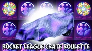 Rocket League CRATE OPENING ROULETTE #6! - WIN THESE ITEMS! | TURBO, CC2, CC4, PCC1 Crate Opening