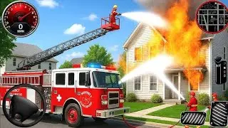Real Fire Truck Rescue Simulator | 911 Emergency Sim | Android Gameplay 