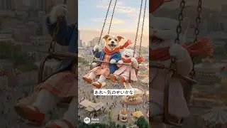 ジャックラッセルテリア菊の上京物語19  #遊園地犬 #ジェットコースター　#ai犬  #aishorts  #dog #dogs   #animalai  #aidog #犬ai動画  #sora2