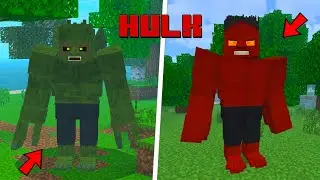 🟢ЭТО НОВЫЙ МОД НА ХАЛКА ДЛЯ MINECRAFT PE 1.17 - 1.19 | Hulk in Minecraft pe
