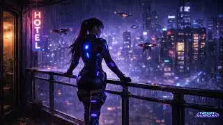 Neon Guardian II &mdash; Dark Cyber Chill Night Drive (45 Min | 90 BPM)