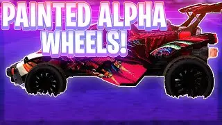 How To Get Painted Alpha Wheels With BakkesMod!! (Rocket League BakkesMod Painted Alpha Wheels)