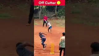 Off cutter bowling 🏏🏏 #cricket #bowling air in swing bowling #shorts #sports #trending #video