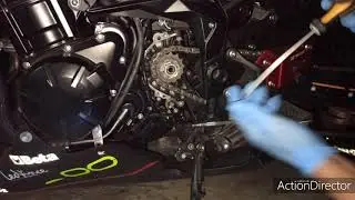 Kawasaki z900 cambio de piñon