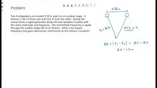 Wave Interference example 1