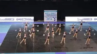 AΓΟΠ ΜΥΡΤΑΛΗ  Diamonds Junior B Freestyle Pom large group 2016