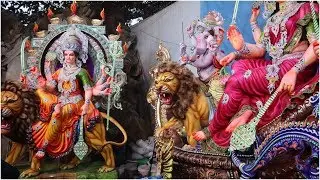 durga idol after painting 2018 | durga Idol | Beautiful Durga Idol | Beautiful Durga idol