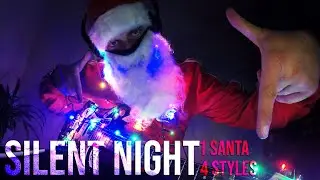SANTA PLAYS SILENT NIGHT - BASS SOLO / TRAP / ROCK / MUST SEE