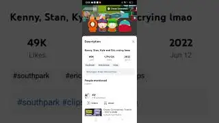 Kenny Stan Kyle & Eric is Crying | Celebrity South Park 2024