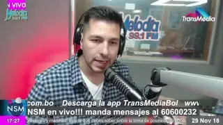 Jaime Paz Zamora en conferencia de prensa junto a Paola Barriga, el binomio del PDC