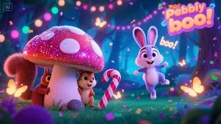 Benny the Bouncing Bunny 🐰 | Energetic Bunny Song for Kids | Fun Hopping Rhyme for Toddlers