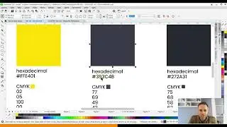 Como encontrar a cor cmyk similar a rgb do seu projeto. #coreldraw #coreldrawtutorial #corel